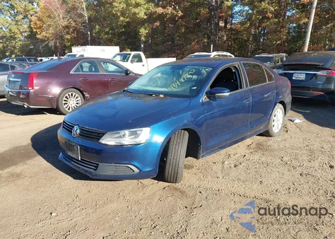 2012 Volkswagen Jetta 2.5L Se из США, поврежденный, VIN 3VWDP7AJ5CM352440